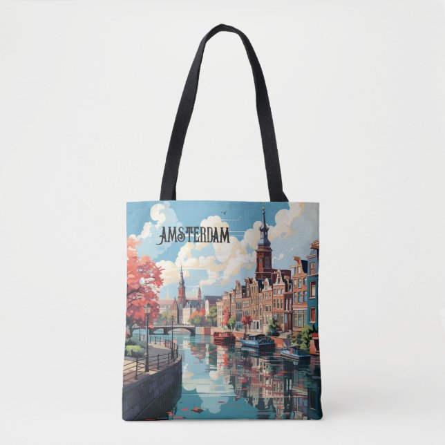 Amsterdam Tote Bag Tasche (Vorderseite)