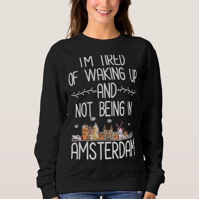 Amsterdam Traveller Sweatshirt (Vorderseite)