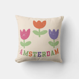Amsterdam Tulips Kissen