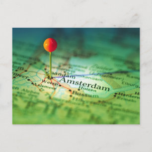 AMSTERDAM Vintage-Karte Postkarte