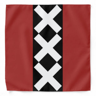 Amsterdam-Wappen Kopftuch