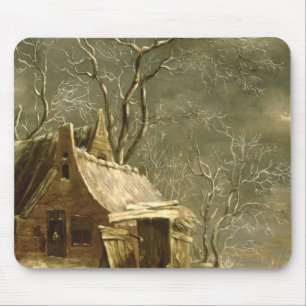 Amsterdam, Winterszene, 17. Jahrhundert Mousepad