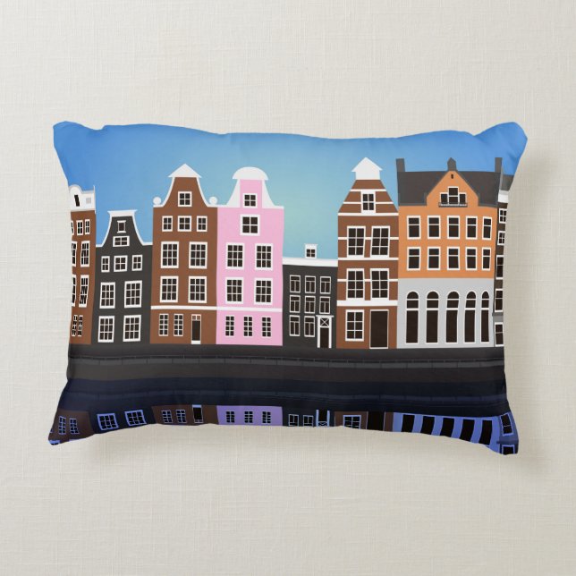 Amsterdam Zierkissen (Rückseite)