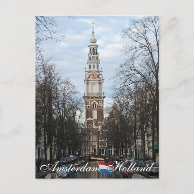 Amsterdam Zuiderkerk Holland Postcard Postkarte (Vorderseite)