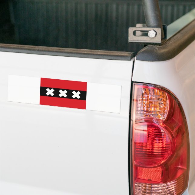 Amsterdamer Flagge Autoaufkleber (Auf Lkw)