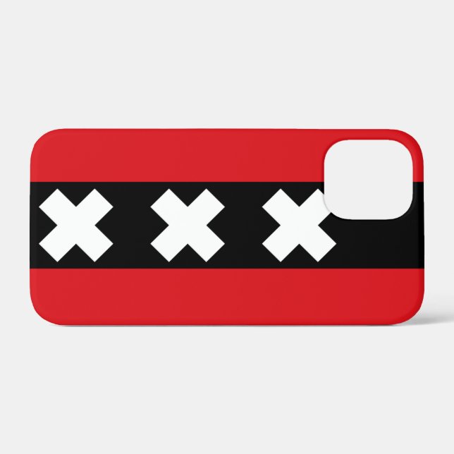 Amsterdamer Flagge Case-Mate iPhone Hülle (Rückseite (Horizontal))