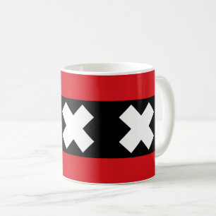 Amsterdamer Flagge Kaffeetasse