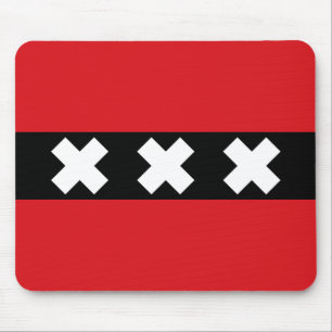 Amsterdamer Flagge Mousepad