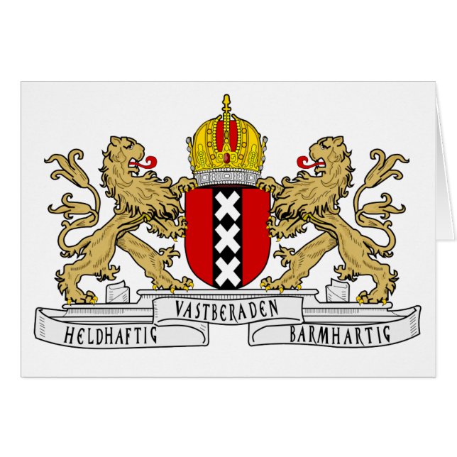 Amsterdamer Wappen (Vorderseite (Horizontal))