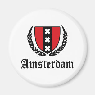 Amsterdamer Wappen Magnet
