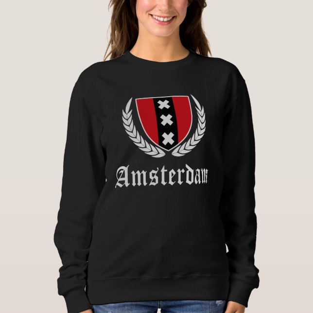 Amsterdamer Wappen Sweatshirt (Vorderseite)