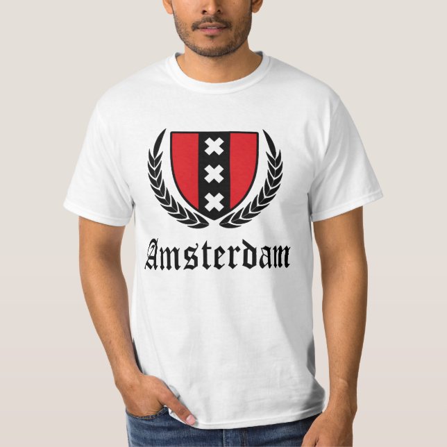 Amsterdamer Wappen T-Shirt (Vorderseite)