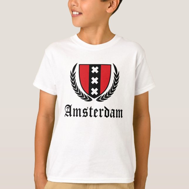 Amsterdamer Wappen T-Shirt (Vorderseite)