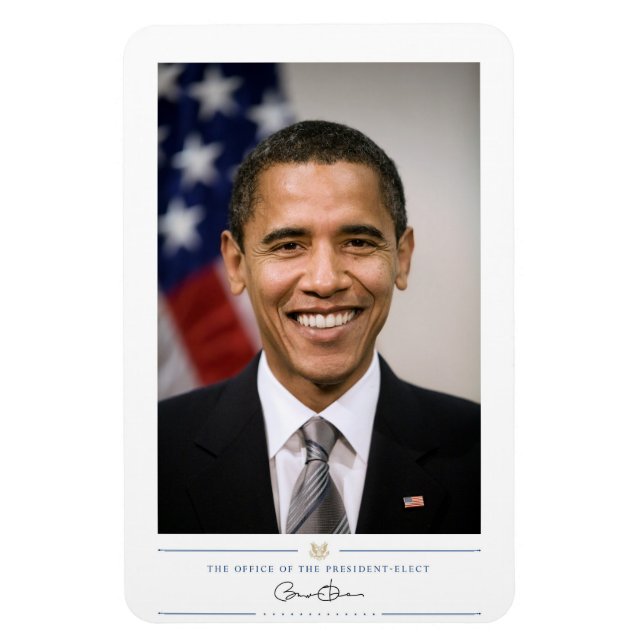 Amt des designierten Präsidenten Barack Obama Magnet (Vertikal)