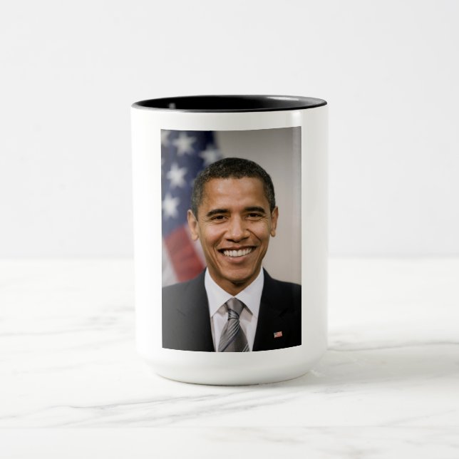Amt des designierten Präsidenten Barack Obama Tasse (Zentrum)