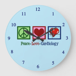 Amt für Liebe für Friedenswissenschaften Große Wanduhr