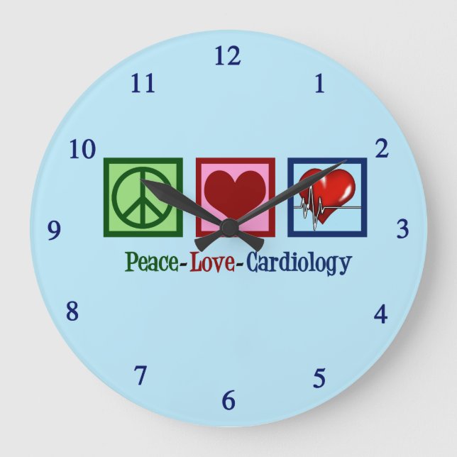 Amt für Liebe für Friedenswissenschaften Große Wanduhr (Vorderseite)