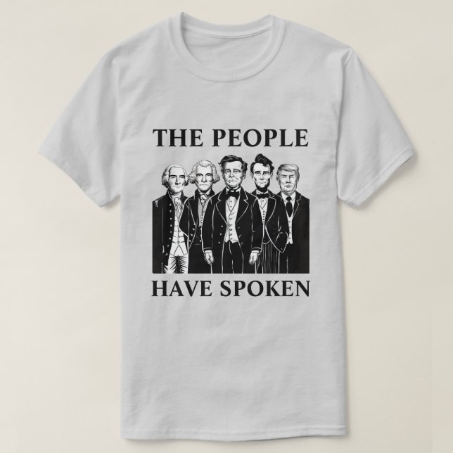 Amtseinführung des Präsidenten T-Shirt (Design vorne)