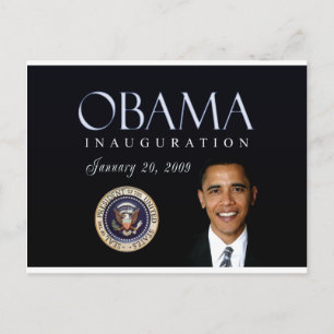 Amtseinführung Obamas Postkarte