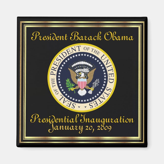 Amtseinführung von Präsident Obama Magnet (Vorne)