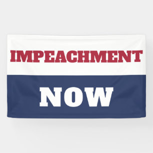 Amtsenthebung jetzt Anti-Trump-Trumpismus Banner