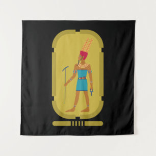 Amun Gott der Luft Teppich Wandteppich