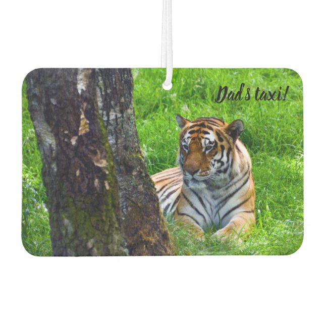 Amur Tiger Car air freshener Autolufterfrischer (Vorderseite)