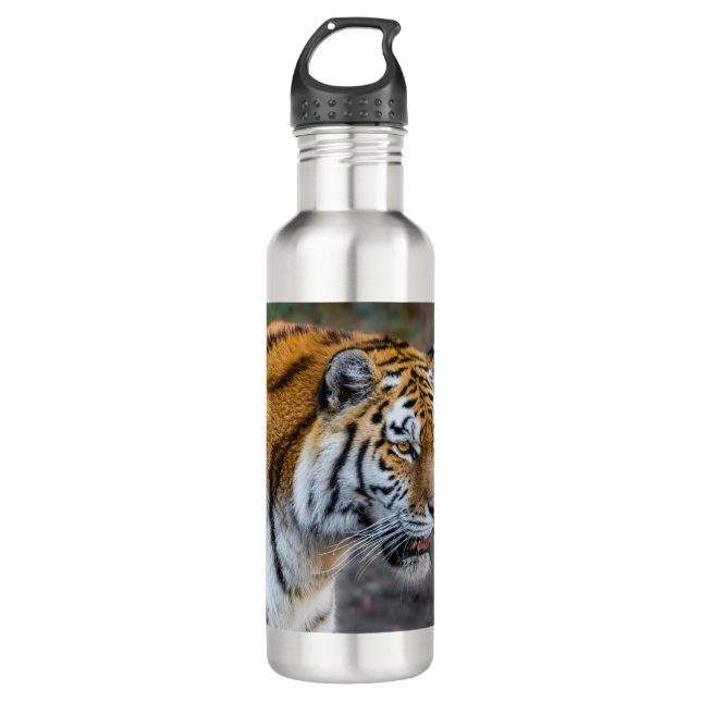 Amur tiger edelstahlflasche (Vorderseite)