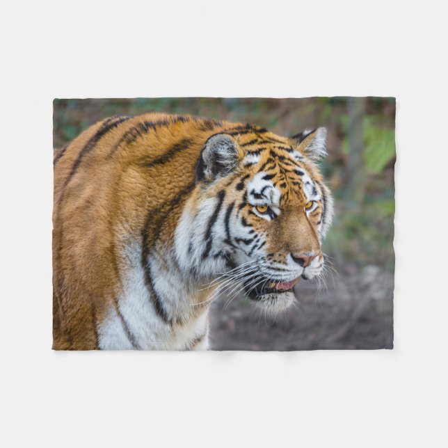 Amur tiger fleecedecke (Vorderseite (Horizontal))