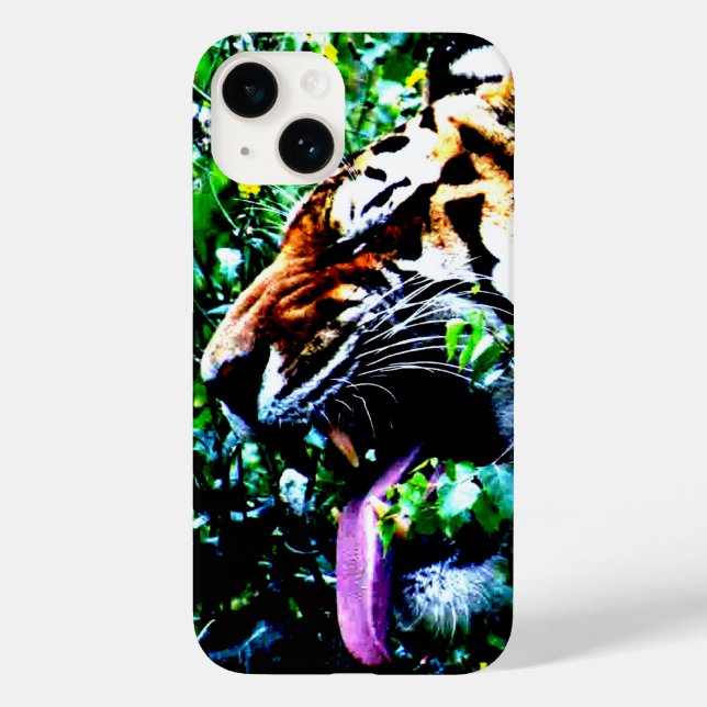 Amur Tiger iphcna Case-Mate iPhone 14 Hülle (Rückseite)