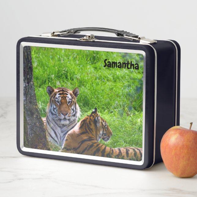Amur Tiger Metal Lunchbox (Beispiel)