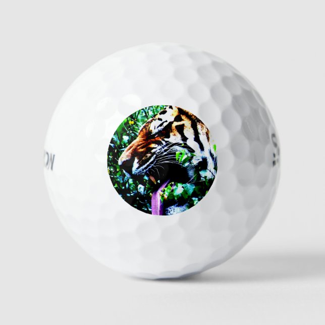 Amur Tiger ssf gbcna Golfball (Vorderseite)