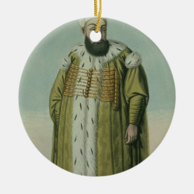 Amurath (Murad) (1546-95) Sultan III 1574-95, von Keramikornament (Vorne)
