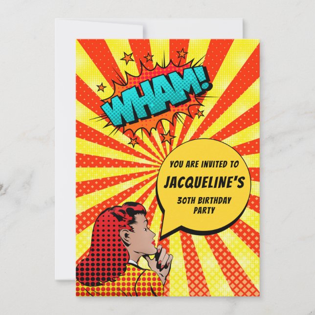 Amusant 30e anniversaire Invitation (Devant)