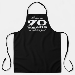 Amusant 70e tablier de cuisine pour hommes