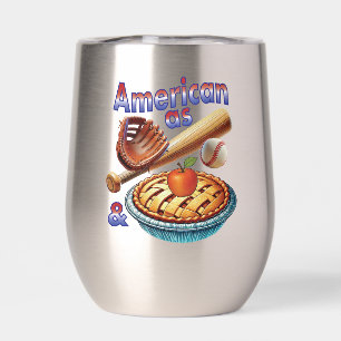 Amusant américain comme Baseball & Pomme Pie