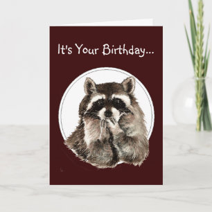 Amusant Ancien Plus Sage Carte Anniversaire Cute R
