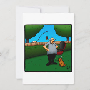 Amusant Anniversaire Barbecue Fête Invitations