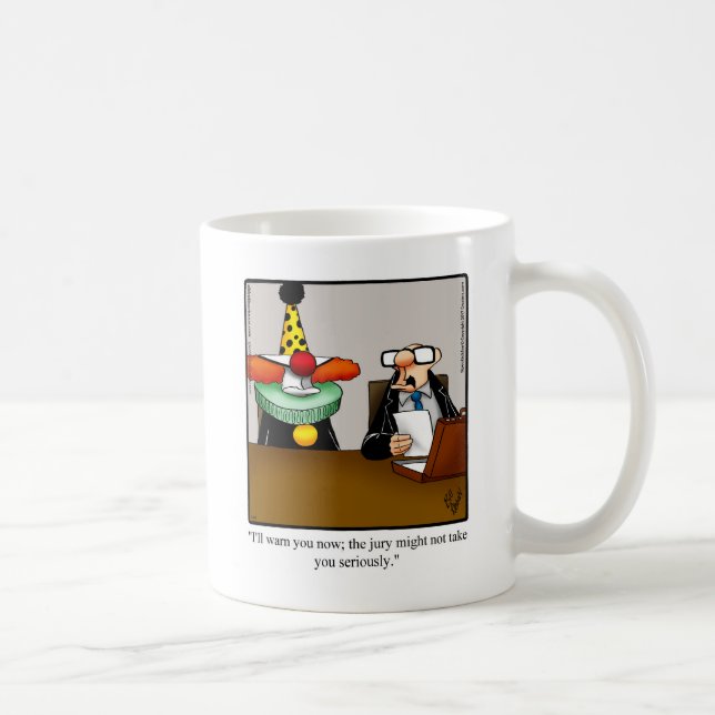 Amusant avocat Humour de café Mug "Spectickles" (Droite)
