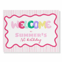 Amusant d'être un ! Bienvenue pour le 1er annivers