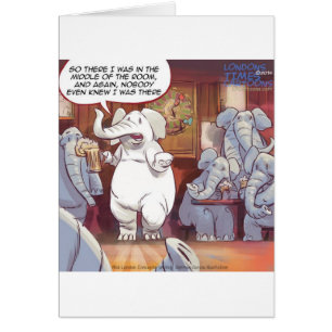 Amusant Éléphant Blanc Dans La Chambre