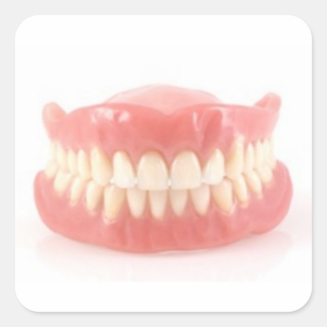 AMUSANT ET AMUSANT FAUX ÉTIQUETTES DE DENTS (Devant)