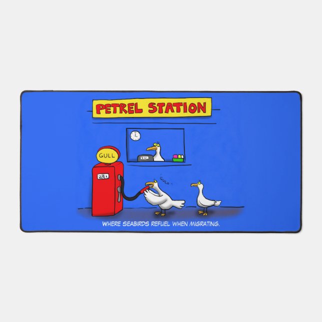 Amusant goéland de mer petrel caricature humour (Recto)