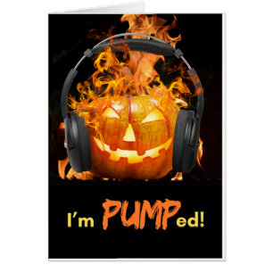 Amusant Halloween Je suis pompé Jack o'Lantern