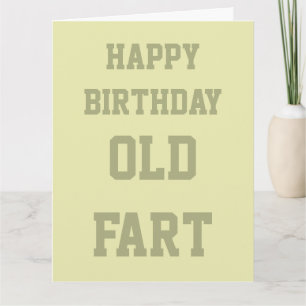 Amusant Humour Age Vieux Pique Carte Anniversaire
