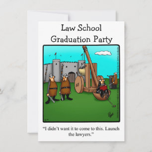 Amusant Invitation de la fête de fin d'études de d