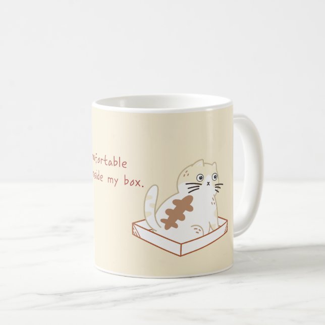 Amusant jeu de chat | Ce chat Life Mug (Devant droit)