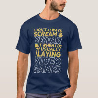 Amusant Joueur et Geek de jeu T-shirt Je ne suis p