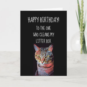 Amusant Joyeux Anniversaire De La Carte Chat