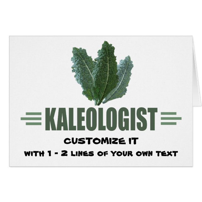 Amusant Kale Lover (Devant Horizontal)